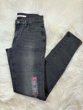 Levi's Women's Charcoal Gray Skinny Jeans